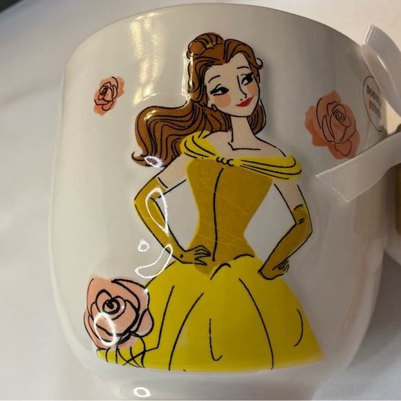 Rae Dunn Disney Beauty & The Beast Belle Mug With Spoon - Picture 5 of 9